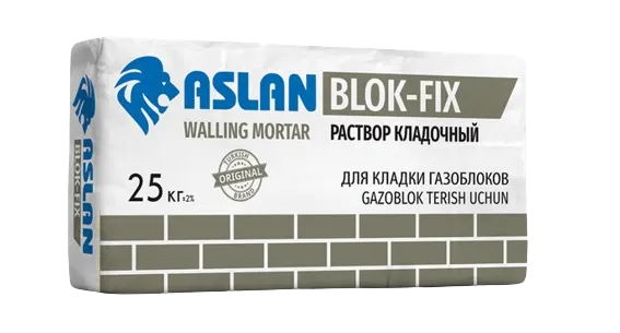Клей для газобетонных блоков Aslan Blok-Fix 25кг