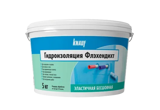 Полимерная гидроизоляция KNAUF ФЛЭХЕНДИХТ, 5 кг