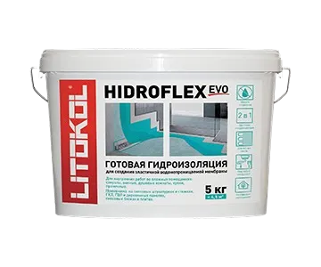 Полимерная гидроизоляция Litokol HIDROFLEX, мастика, 5 кг