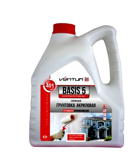 Грунтовка акриловая Ventum, Basis-1/5 5кг