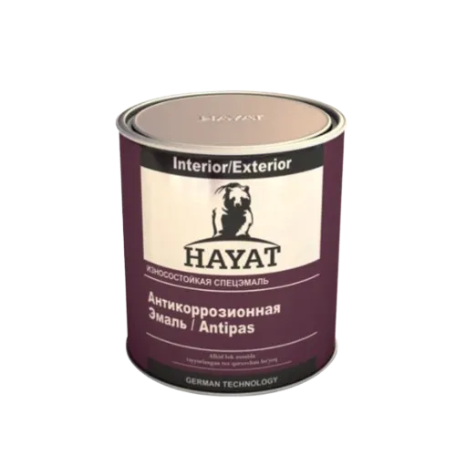 Эмаль антикоррозионная Hayat, antipas 4 кг