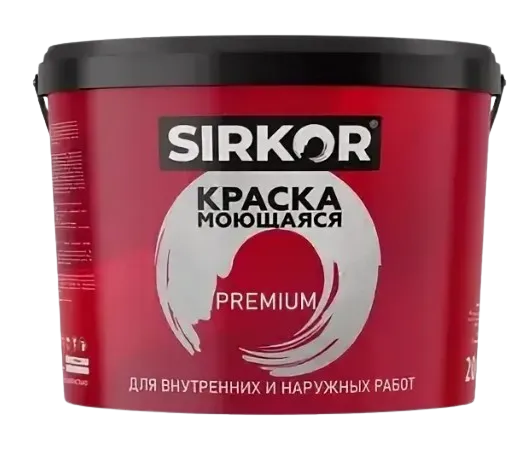 "SIRKOR" КРАСКА ВОДОЭМУЛЬСИОННАЯ "PREMIUM" 10 КГ