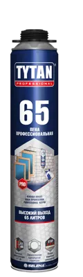 Монтажная пена TYTAN, Professional 65, 750 мл