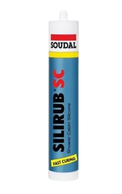Силикон эластичный антибактериальный уксуснокислый Soudal, 310мл прозрачная