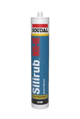 Герметик со слабым запахом на основе нейтрального силикона Soudal, 300мл