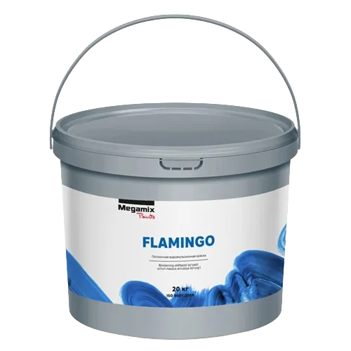 Краска водоэмульсионная FLAMINGO для внутр. и наруж. работ 20кг