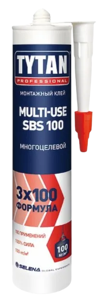 Клей монтажный. многоцелевой «TYTAN MULTI USE SBS-100» (310мл.)