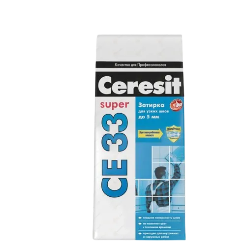 Затирка Ceresit CE33 Super (Шоколад) 2 кг
