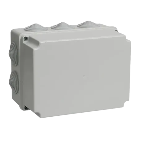 Коробка Км41245 Распаячная Для О/П 190х140х120 Мм Ip44 (Ral7035, 10 Гермовводов)