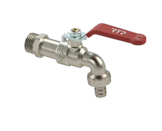 Кран шаровой РосТурПласт, PN40 рычаг 1/2"х1/2"-16