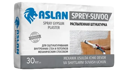 Штукатурка механизированная Aslan SPREY-SUVOQ  30кг